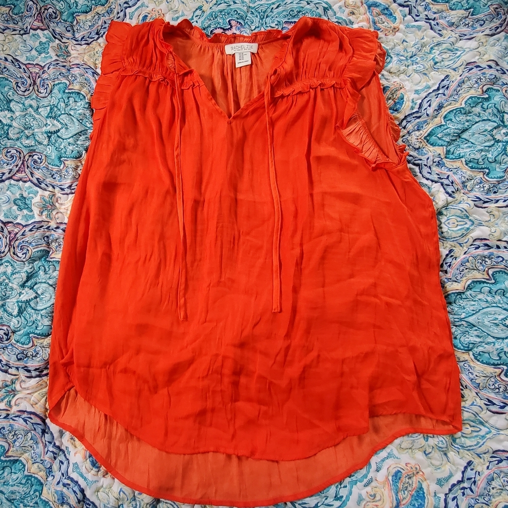 Rachel Zoe Ruffled Tank Blouse